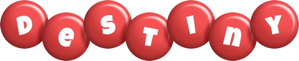 Destiny candy-red logo