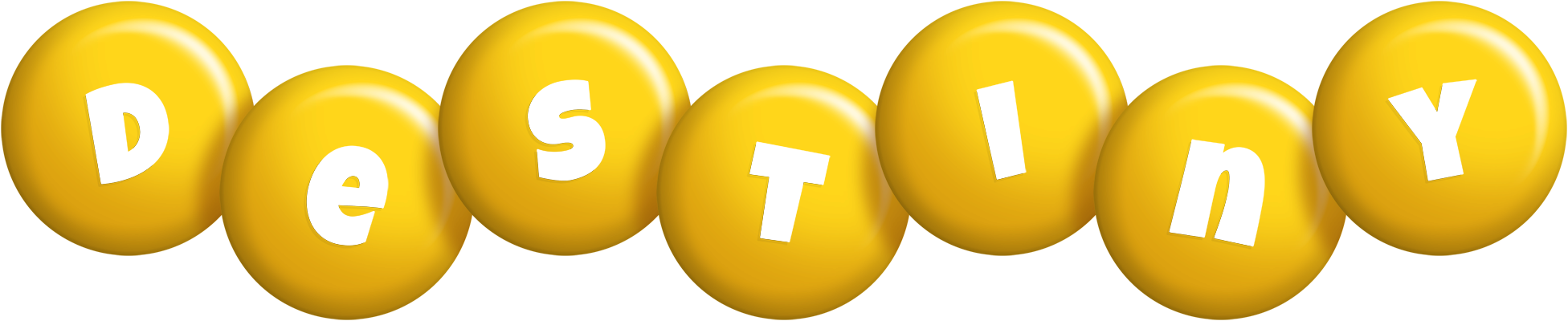 Destiny candy-yellow logo