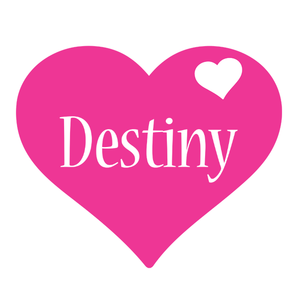 Destiny love-heart logo
