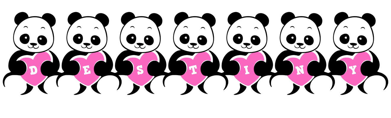 Destiny love-panda logo