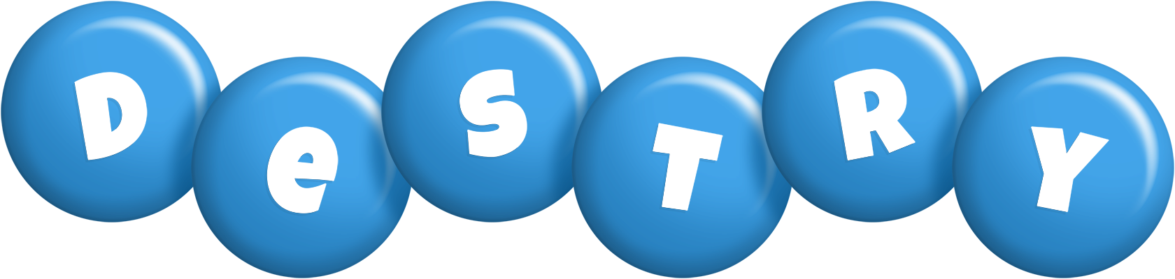 Destry candy-blue logo