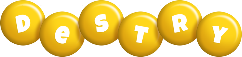 Destry candy-yellow logo
