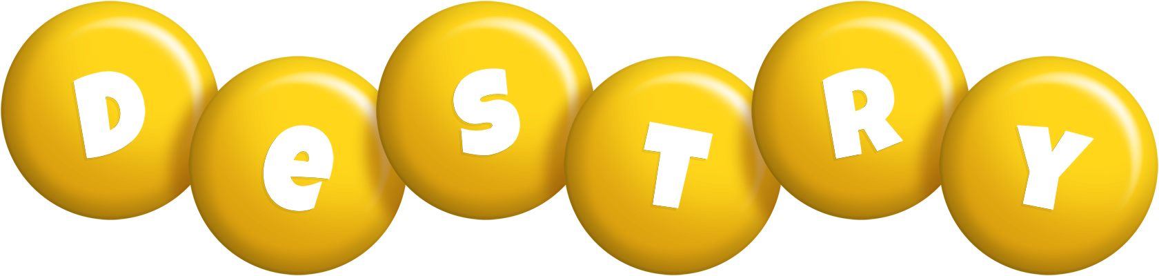 Destry candy-yellow logo