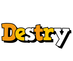 Destry cartoon logo