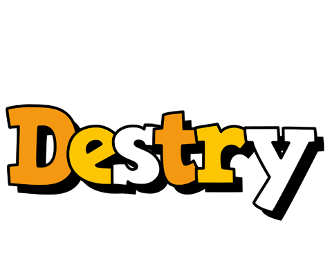 Destry cartoon logo