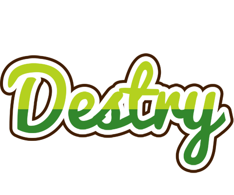 Destry golfing logo