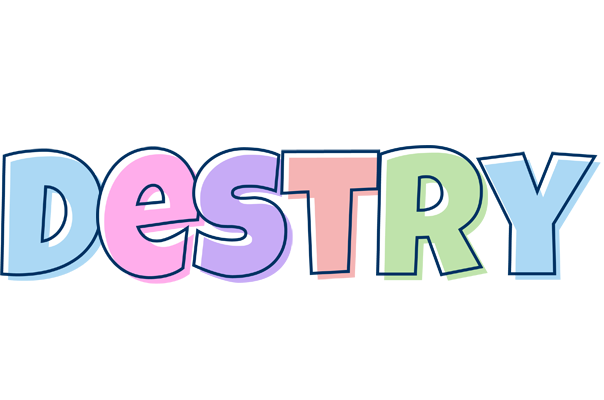 Destry pastel logo