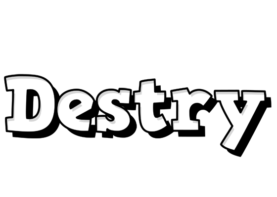 Destry snowing logo
