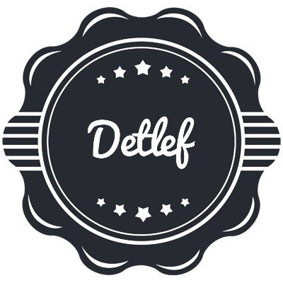 Detlef badge logo