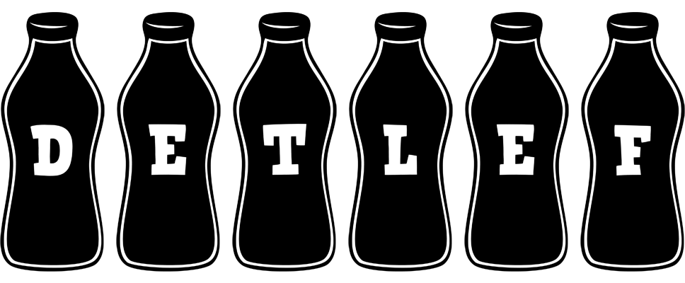 Detlef bottle logo