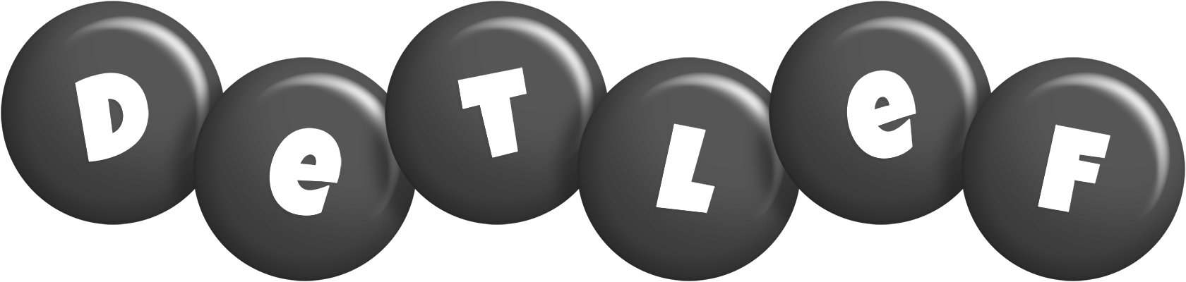 Detlef candy-black logo