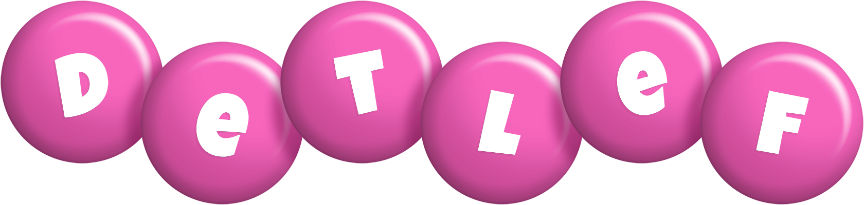 Detlef candy-pink logo