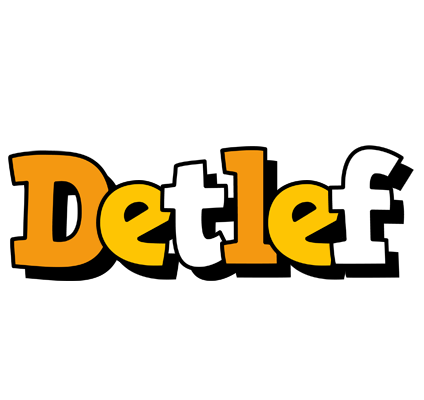 Detlef cartoon logo