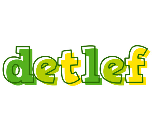 Detlef juice logo