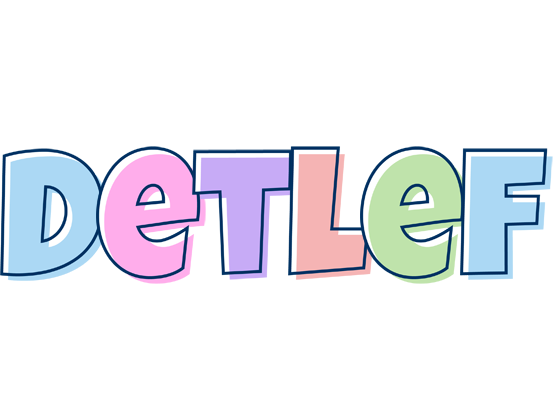 Detlef pastel logo