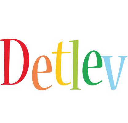 Detlev birthday logo