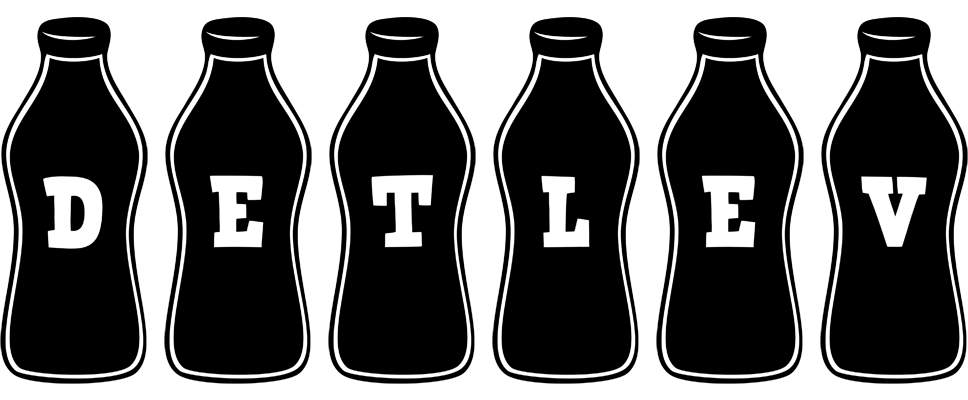 Detlev bottle logo
