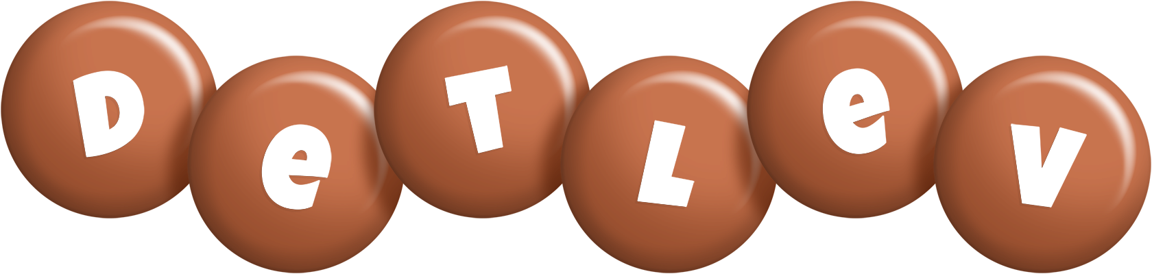 Detlev candy-brown logo