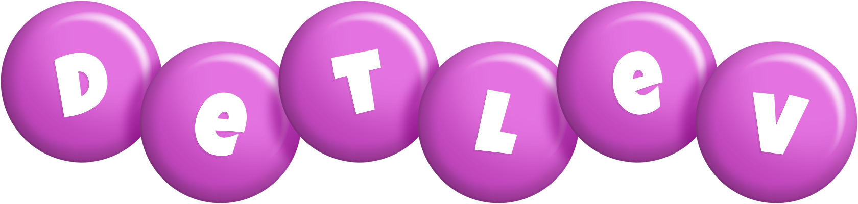 Detlev candy-purple logo