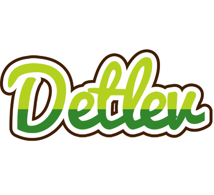 Detlev golfing logo