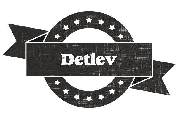 Detlev grunge logo