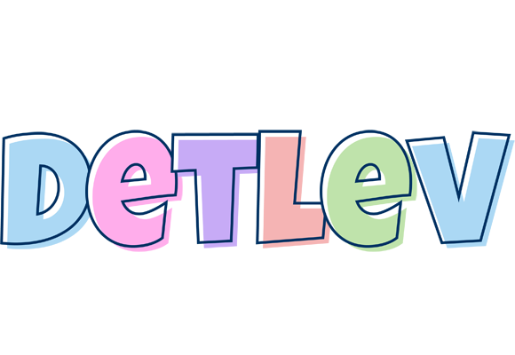 Detlev pastel logo