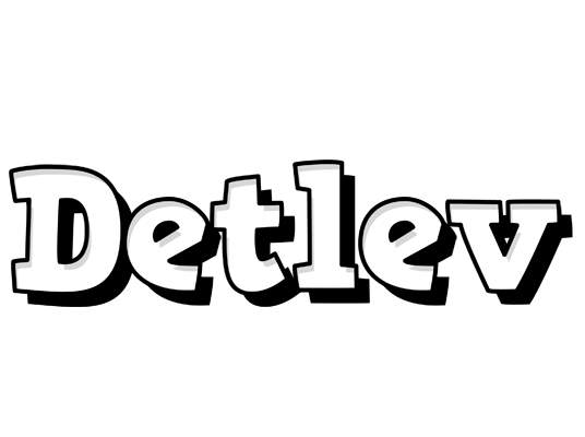 Detlev snowing logo