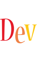 Dev birthday logo