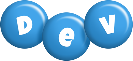 Dev candy-blue logo