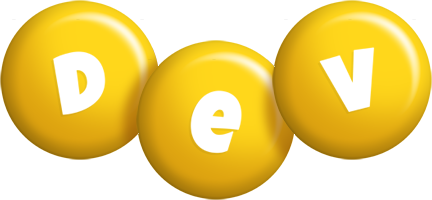 Dev candy-yellow logo