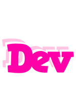 Dev dancing logo