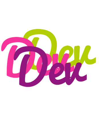 Dev flowers logo