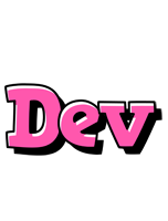 Dev girlish logo