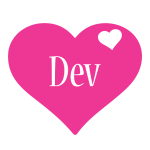 Dev love-heart logo