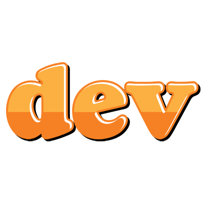 Dev orange logo