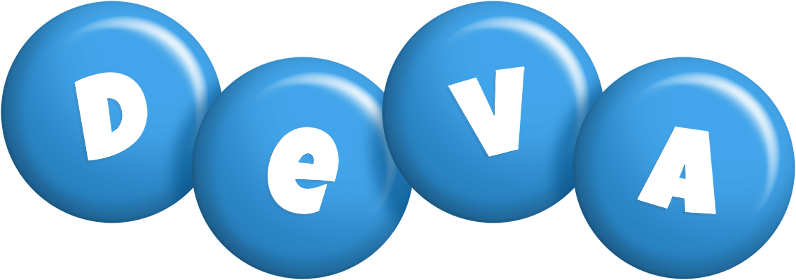 Deva candy-blue logo
