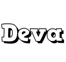 Deva snowing logo
