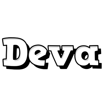 Deva snowing logo
