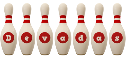 Devadas bowling-pin logo
