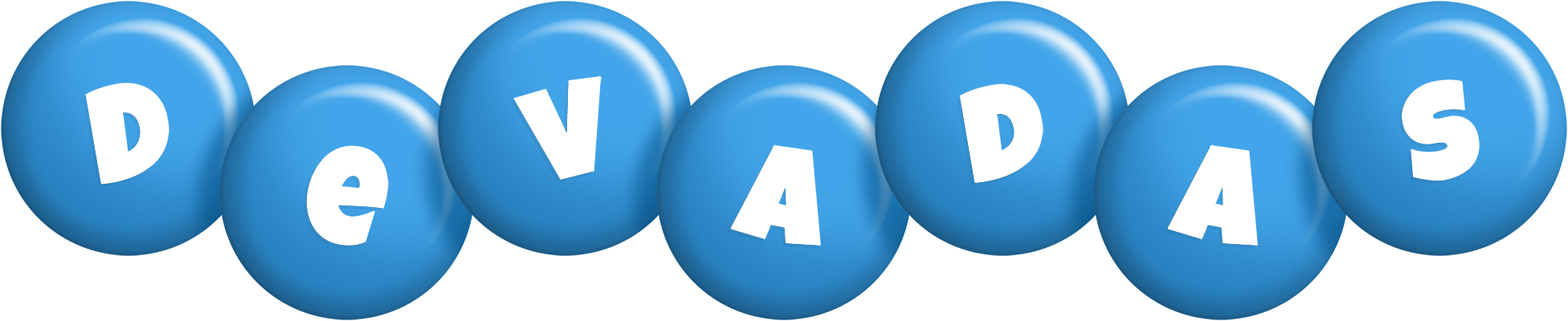 Devadas candy-blue logo