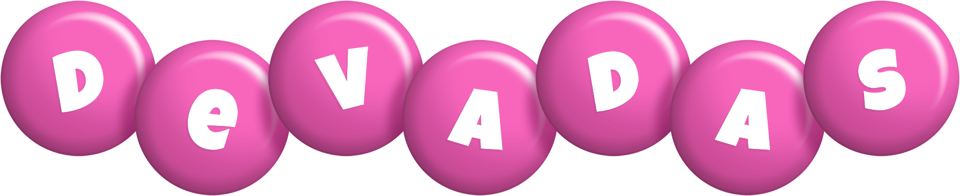Devadas candy-pink logo