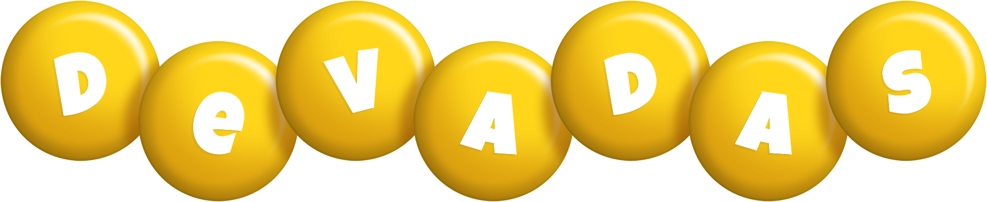 Devadas candy-yellow logo