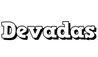 Devadas snowing logo