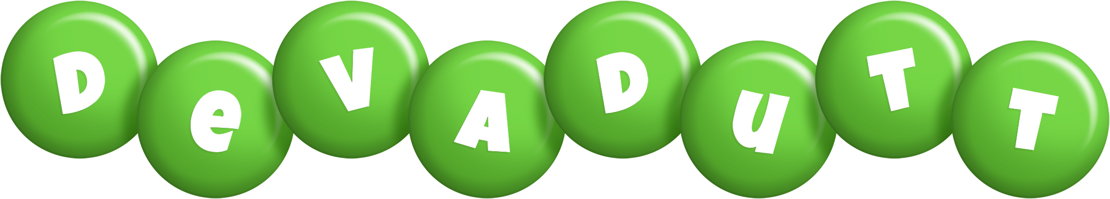 Devadutt candy-green logo