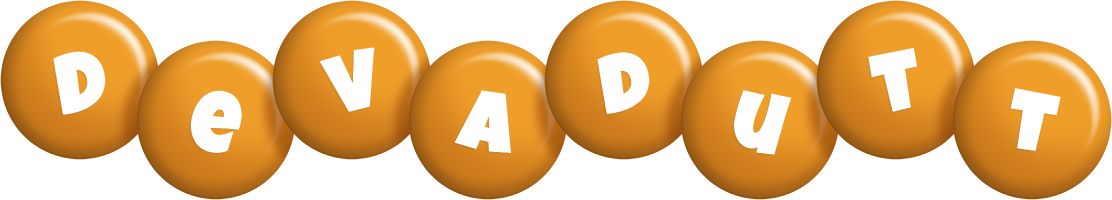 Devadutt candy-orange logo