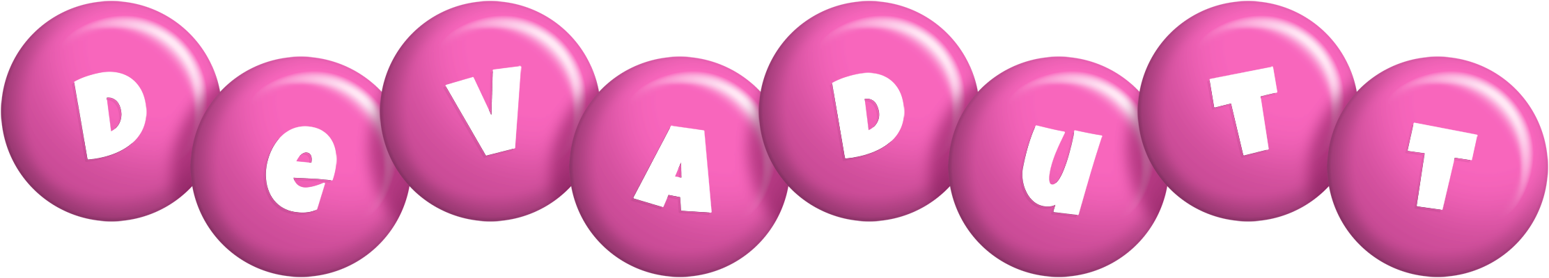 Devadutt candy-pink logo