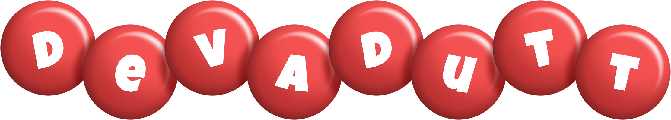 Devadutt candy-red logo