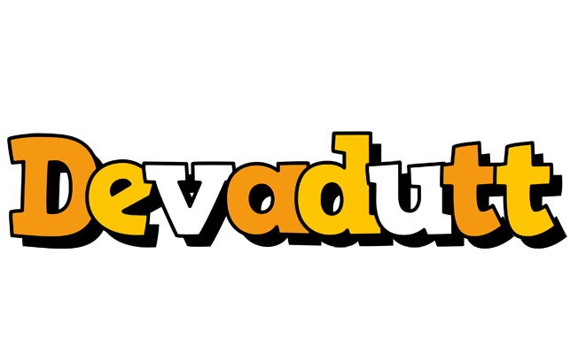 Devadutt cartoon logo