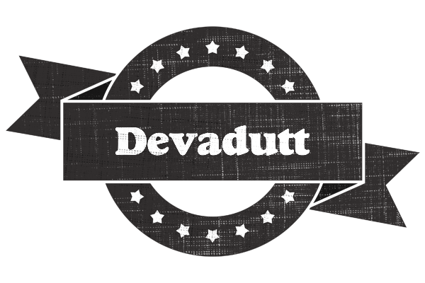 Devadutt grunge logo