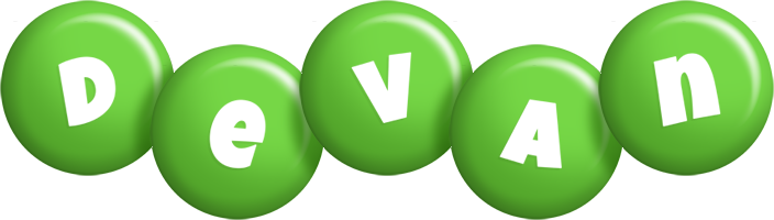 Devan candy-green logo